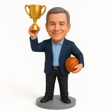 Custom Basketball Coach Bobbleheads – Outfit Can Be Customized