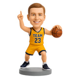 Basketball Present Ideas- Basketball Players Custom Bobbleheads– Customizable Uniform