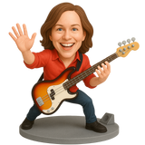 Custom Bass Guitar Bobbleheads