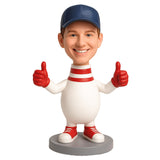 Custom Bowlers Bobbleheads – Outfit Can Be Customized