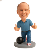 Custom Bowlers Bobbleheads – Customizable Outfit