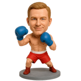 Custom Boxer Bobblehead with Custom Boxing Trunks