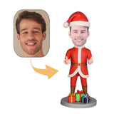 Christmas Gift  Santa Showing Thumbs Up Custom Bobblehead
