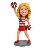 Custom Cheerleader Bobbleheads– Outfit Can Be Customized
