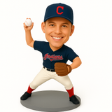 Indians Baseball Player Custom Bobblehead