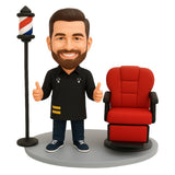 Custom  Male Barber Bobbleheads