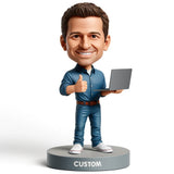 Custom Computer Scientist Bobbleheads