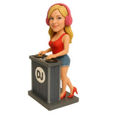 Gift for DJ - Custom Female DJ Bobbleheads