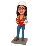 Custom Female Engineers Bobbleheads