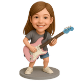 Female Guitarists Custom Bobblehead