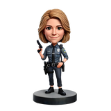 Custom Female Police Officers Bobbleheads