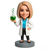 Personalized Female Scientists Bobbleheads