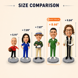 Custom Bobbleheads - Size Comparison