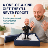 Custom Superhero Couple Bobbleheads – Holding Hands -- Customizable Any Outfit & Pose
