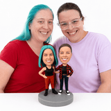 Fully Customizable 2 persons Custom Bobblehead