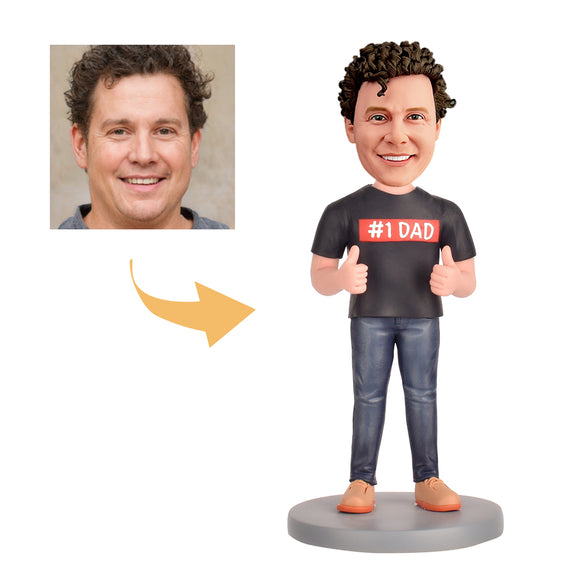 Father's Day Gift Custom Bobblehead - 1#Dad