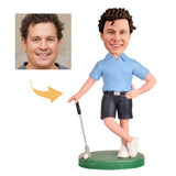 Father's Day Gift Custom Golfer Bobblehead