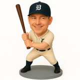 Custom Tigers Baseball Player Bobbleheads