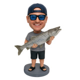 Custom Fisherman Bobblehead with Custom Outfit