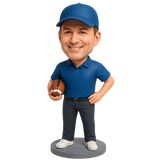 Football Coach Custom Bobbleheads – Outfit Can Be Customized