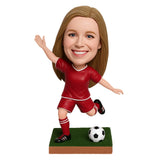 Custom Female Soccer Player Bobbleheads – Custom Uniform Available