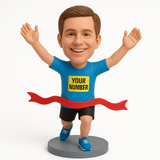 Marathon Runners Custom Bobbleheads– Running Outfit Can Be Customized