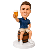 Custom Beer Lovers Bobbleheads  – Outfit Can Be Customized
