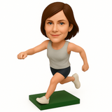 Custom Runners Female Bobbleheads – Outfit Customization Available