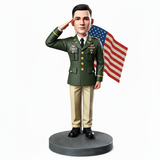 personalized Army Man Bobblehead