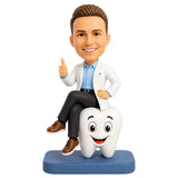 Male Dentist Custom Bobbleheads – Outfit Can Be Customized