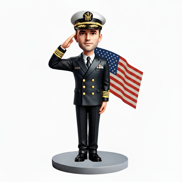 Navy Veteran Custom Bobbleheads