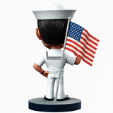 Personalized Navy Sailors Bobbleheads