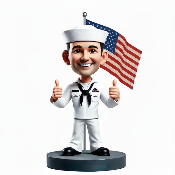 Navy Sailors Custom Bobbleheads