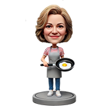 Gifts for Someone Who Likes Cooking - Cooking Lovers Personalized Bobbleheads