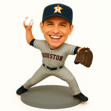 Custom Houston Astros Baseball Player Bobbleheads