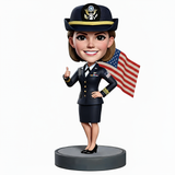 Female Officer Custom Bobbleheads