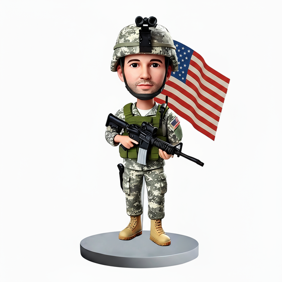 Military Men Custom Bobbleheads