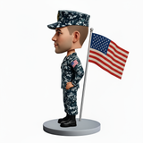 Navy Soldier Custom Bobbleheads