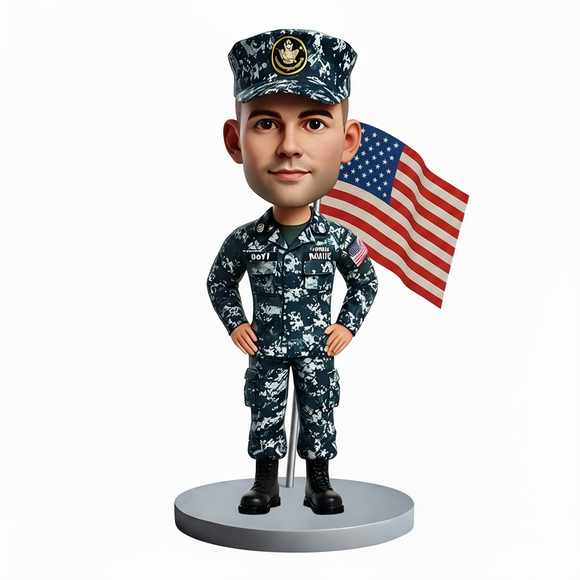 Navy Soldier Custom Bobbleheads