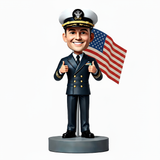 Naval Officer Custom Bobbleheads