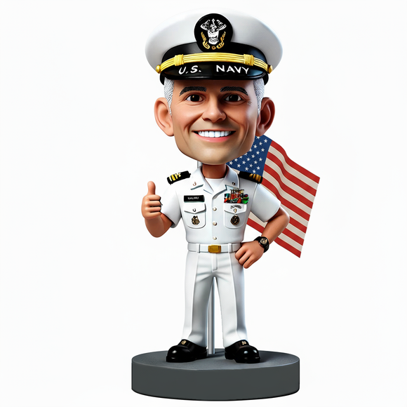Navy Chief Custom Bobblehead