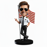 Navy Graduation Custom Bobbleheads