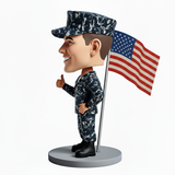 Navy Graduation Custom Bobbleheads