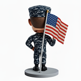 Navy Graduation Custom Bobbleheads