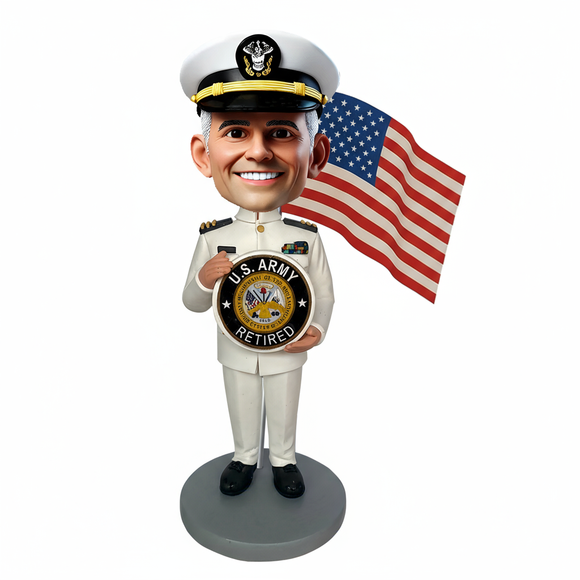 Navy Retirement Custom Bobblehead