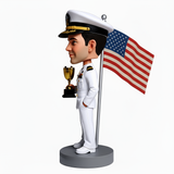 Retired Navy Officer Custom Bobbleheads