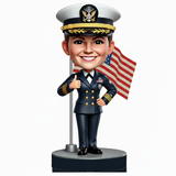 Female Naval Officer Custom Bobbleheads