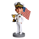 Retired Navy Officer Custom Bobbleheads