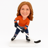 Custom Hockey Players Bobbleheads – Custom Uniform Included