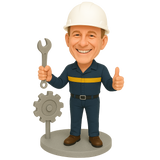 Personalized Mechanical Engineers Bobbleheads